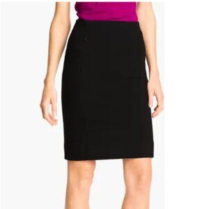 NWT Diane von Furstenberg DVF Black Pencil Skirt Stretchy